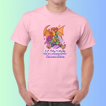 camiseta rosa